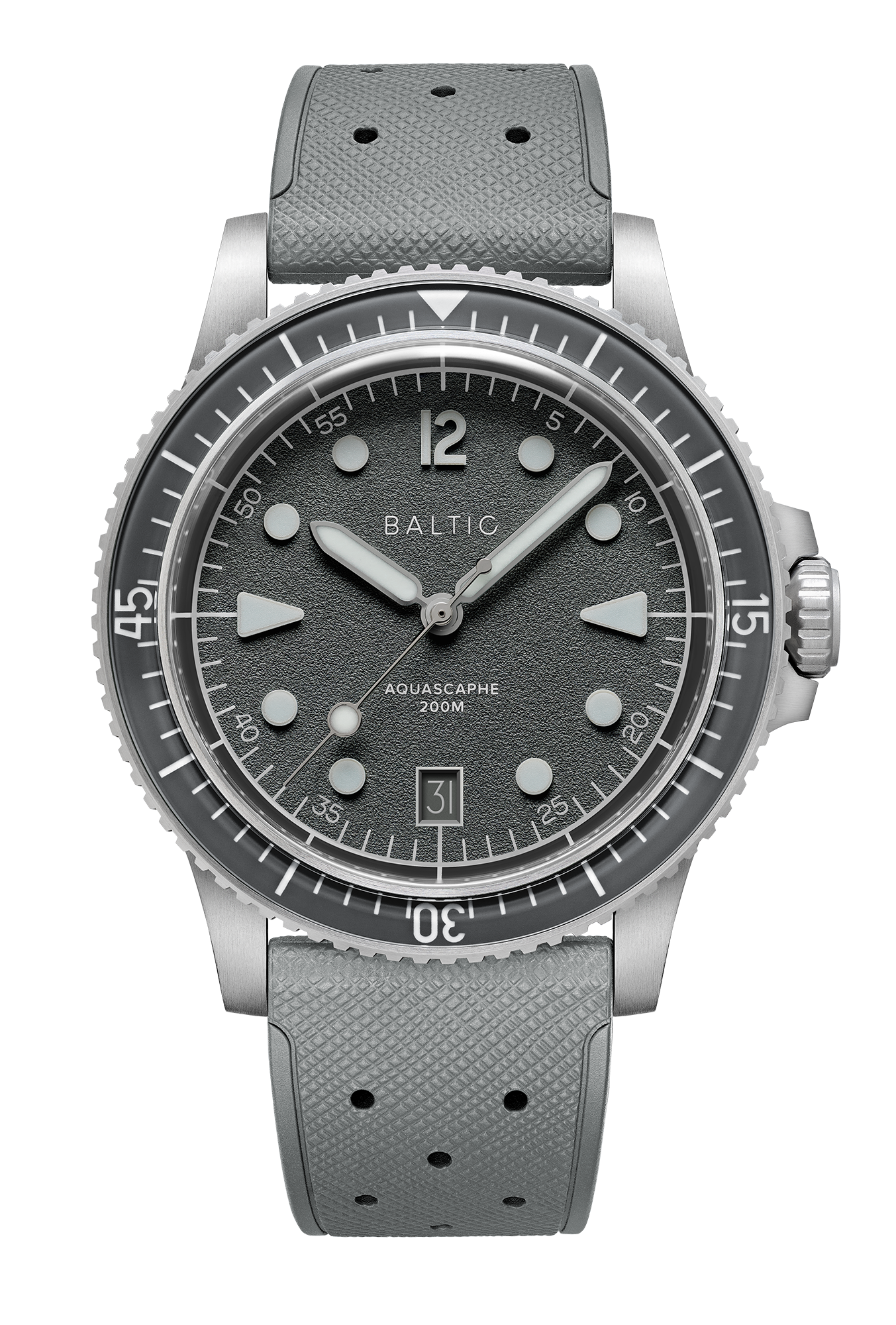 Baltic Aquascaphe MK2 Grey 39.5mm Date