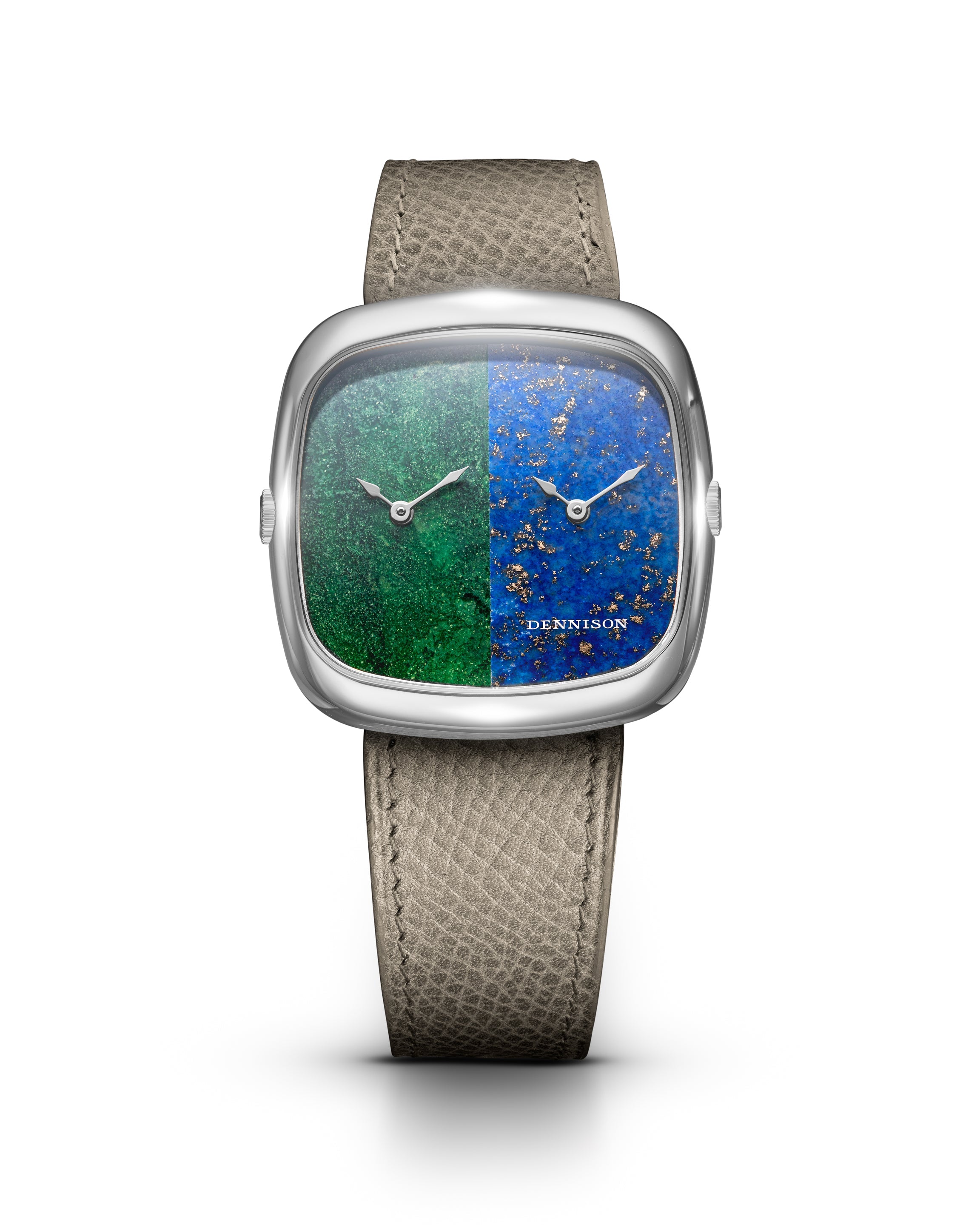 Dennison Bloodstone & Lapis In Steel Blue/Navy Dial Straps