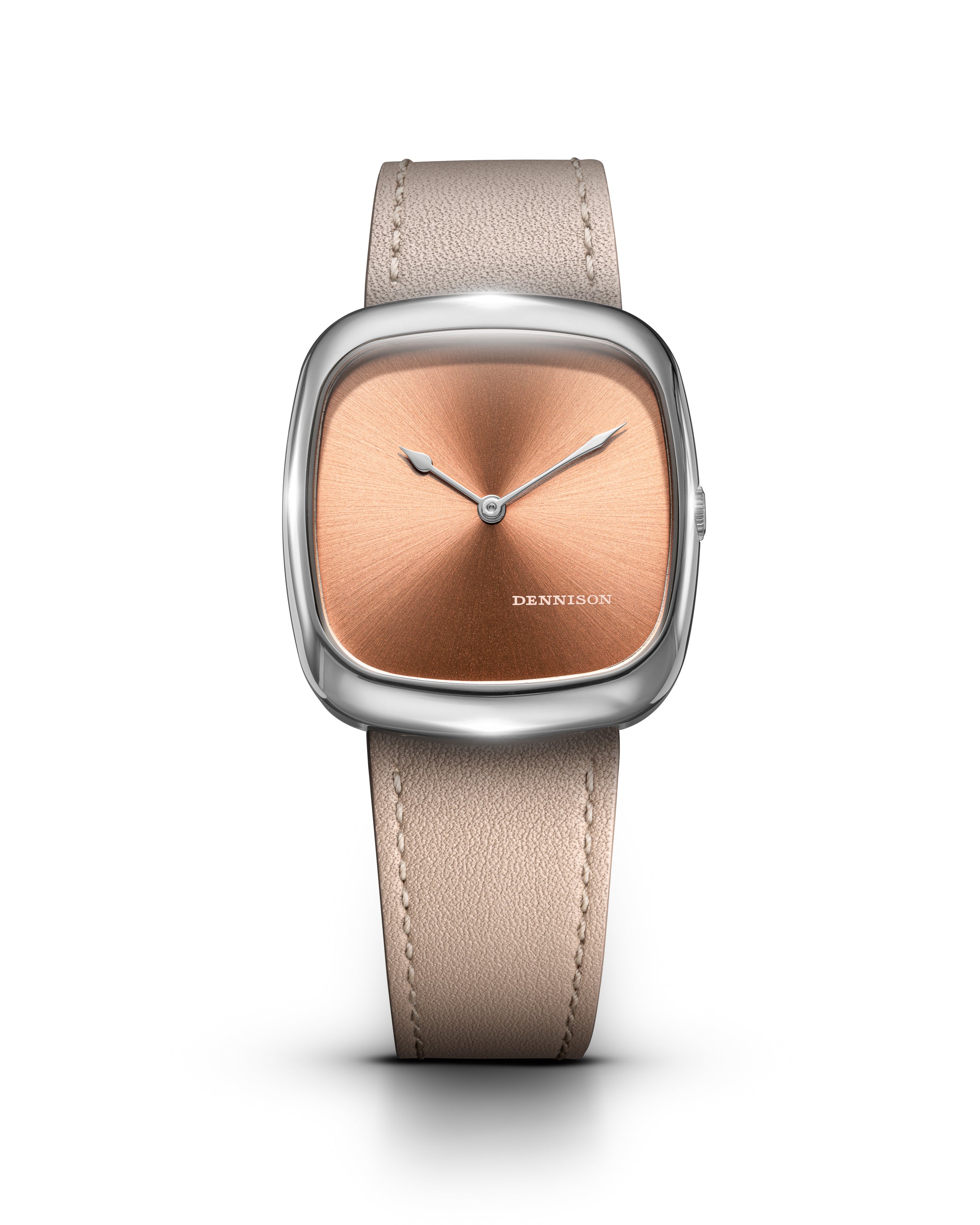 Dennison Sunray Salmon In Steel Pink/Salmon Dial Straps
