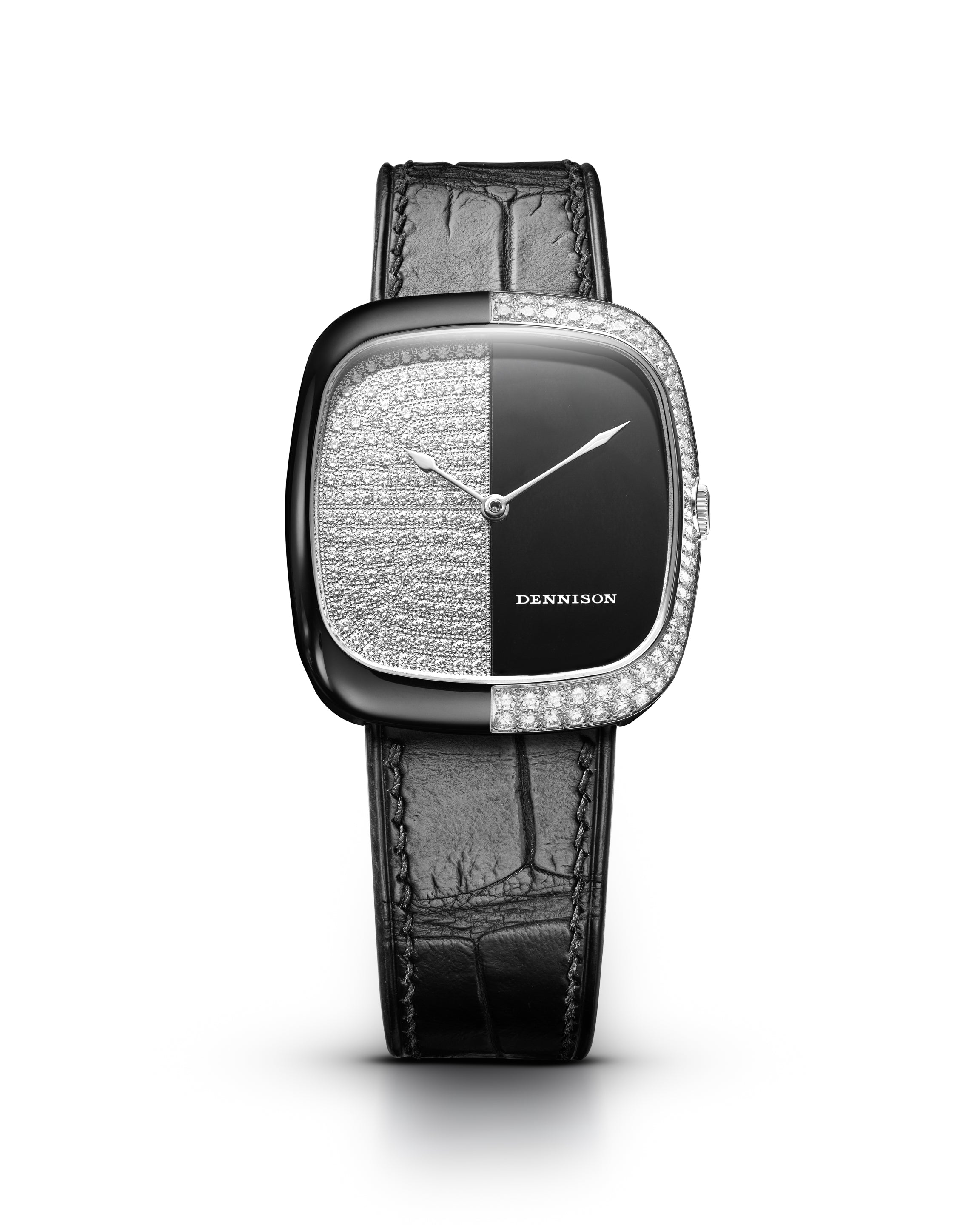 Dennison ALD Checker Draw Black Dial Straps