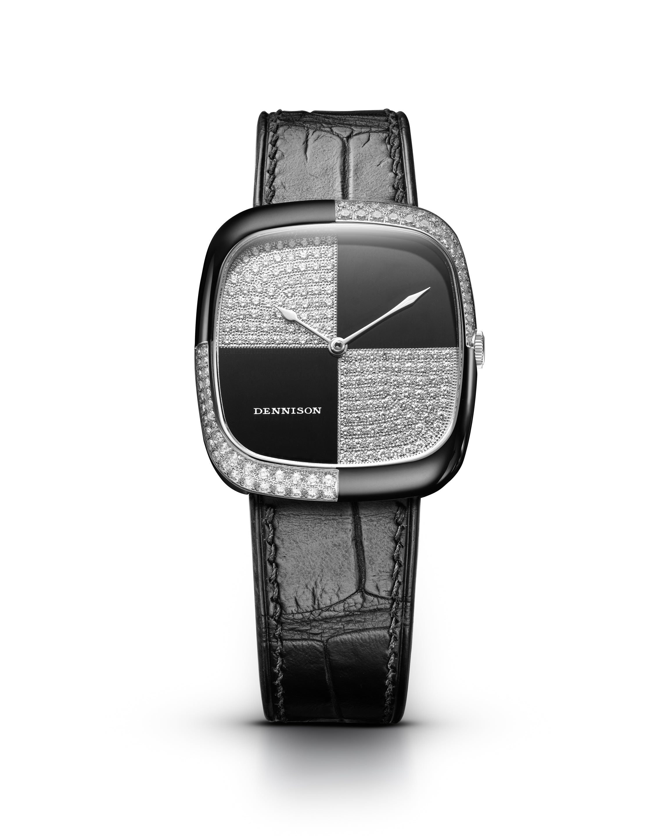 Dennison ALD Checker Gambit Black Dial Straps