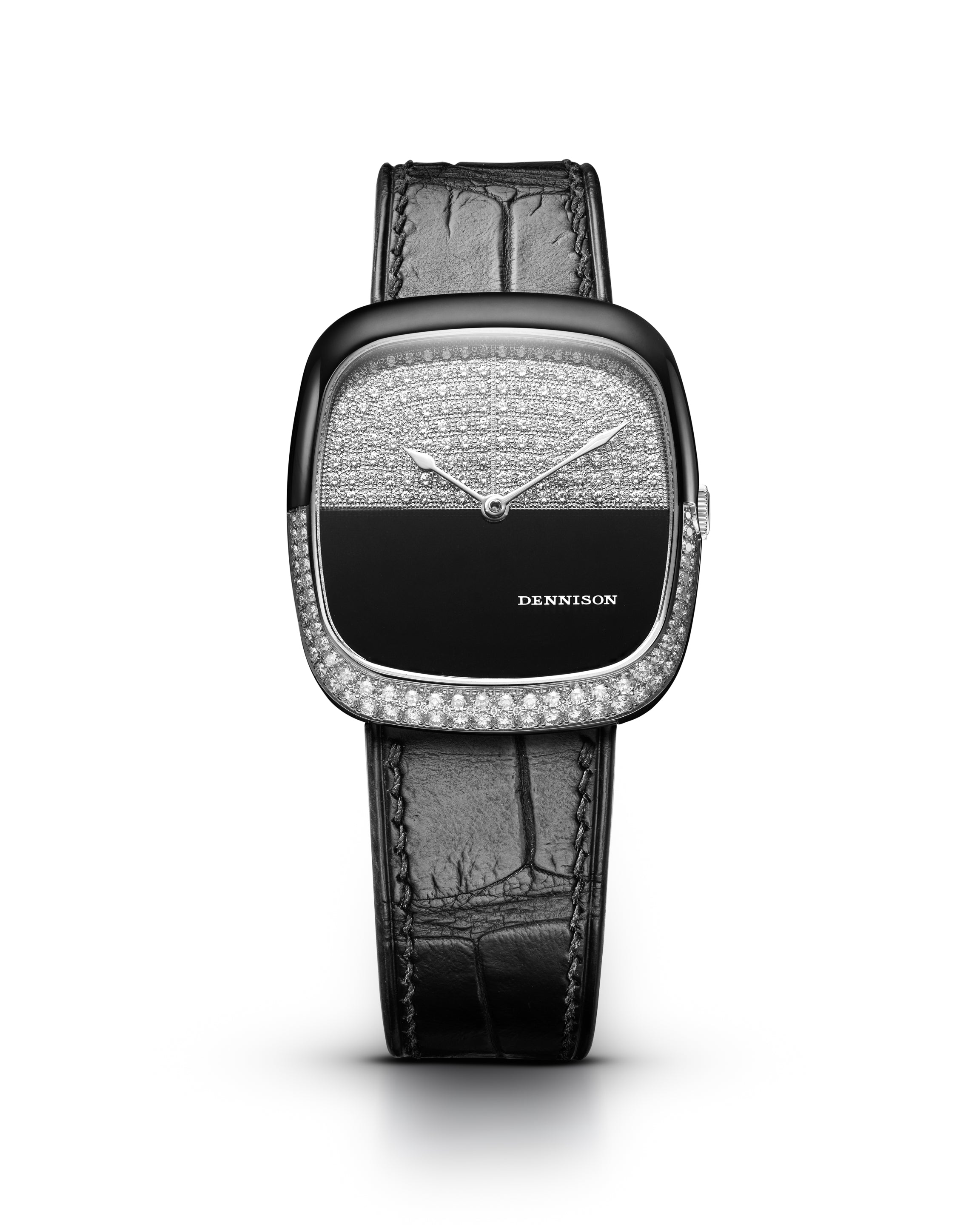 Dennison ALD Checker Balance Black Dial Straps
