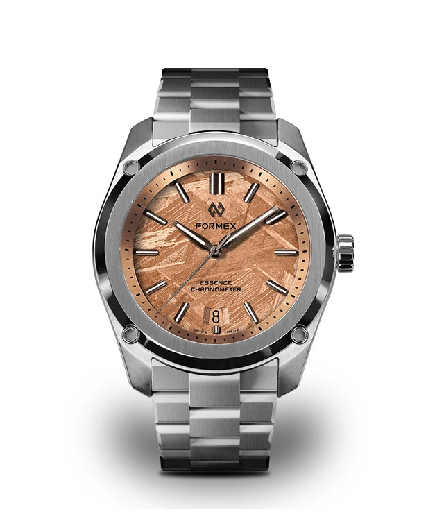 Formex Essence 39 Automatic Chronometer Space Gold Yellow Dial Straps