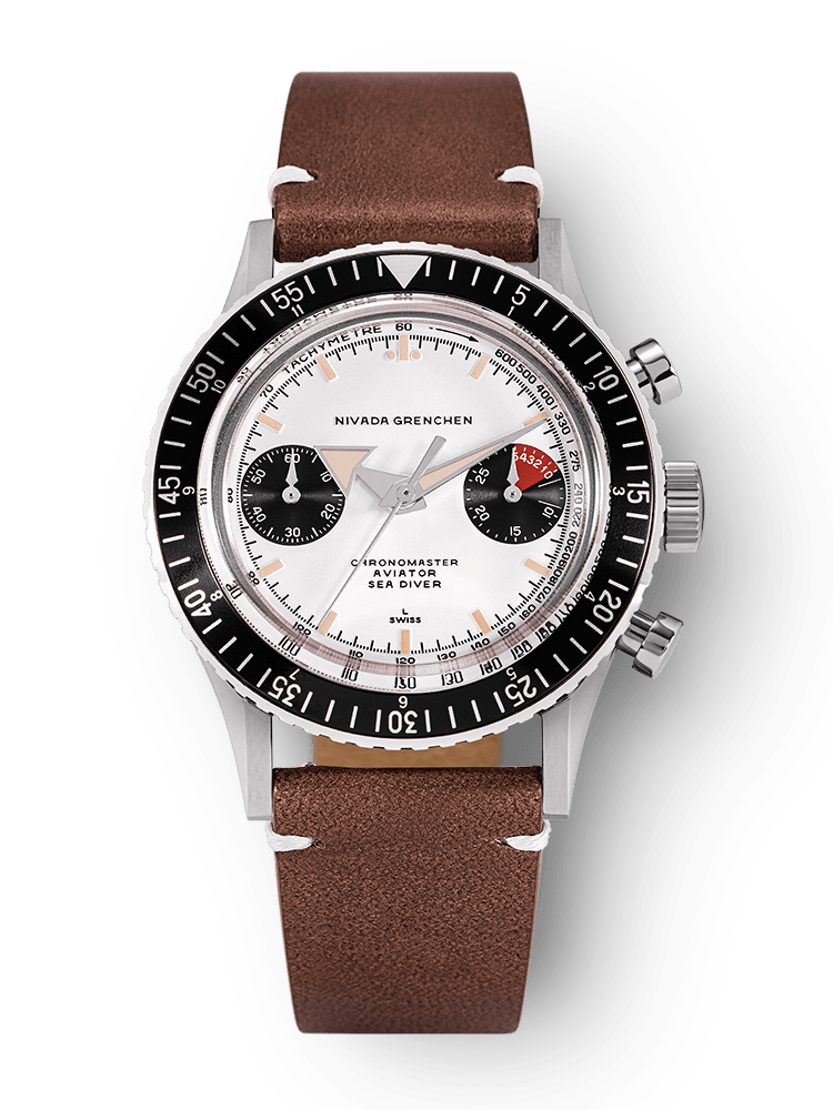 Nivada Grenchen Nivada Grenchen Panda - Manual White Dial Straps