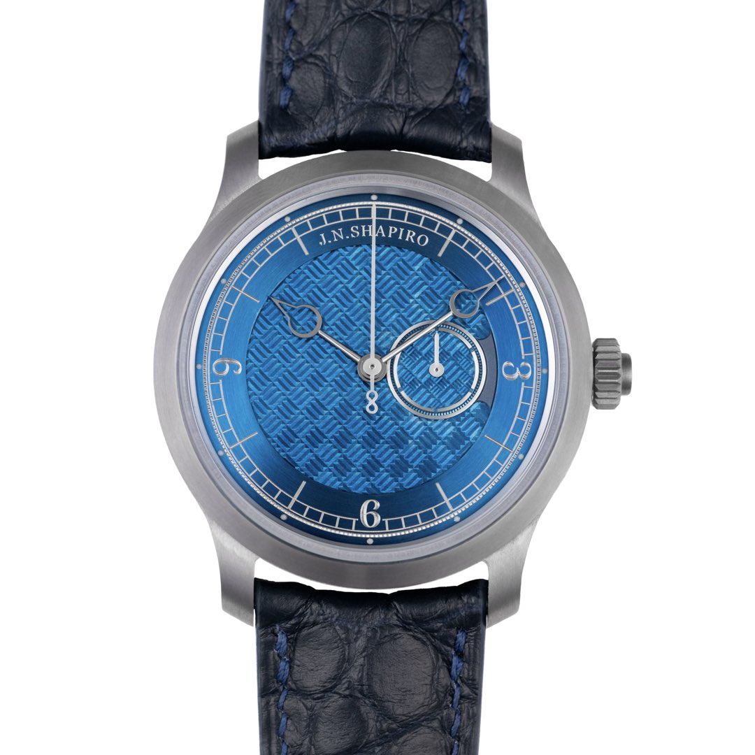 JN Shapiro Infinity Radiant Zirconium Blue/Navy Dial Straps