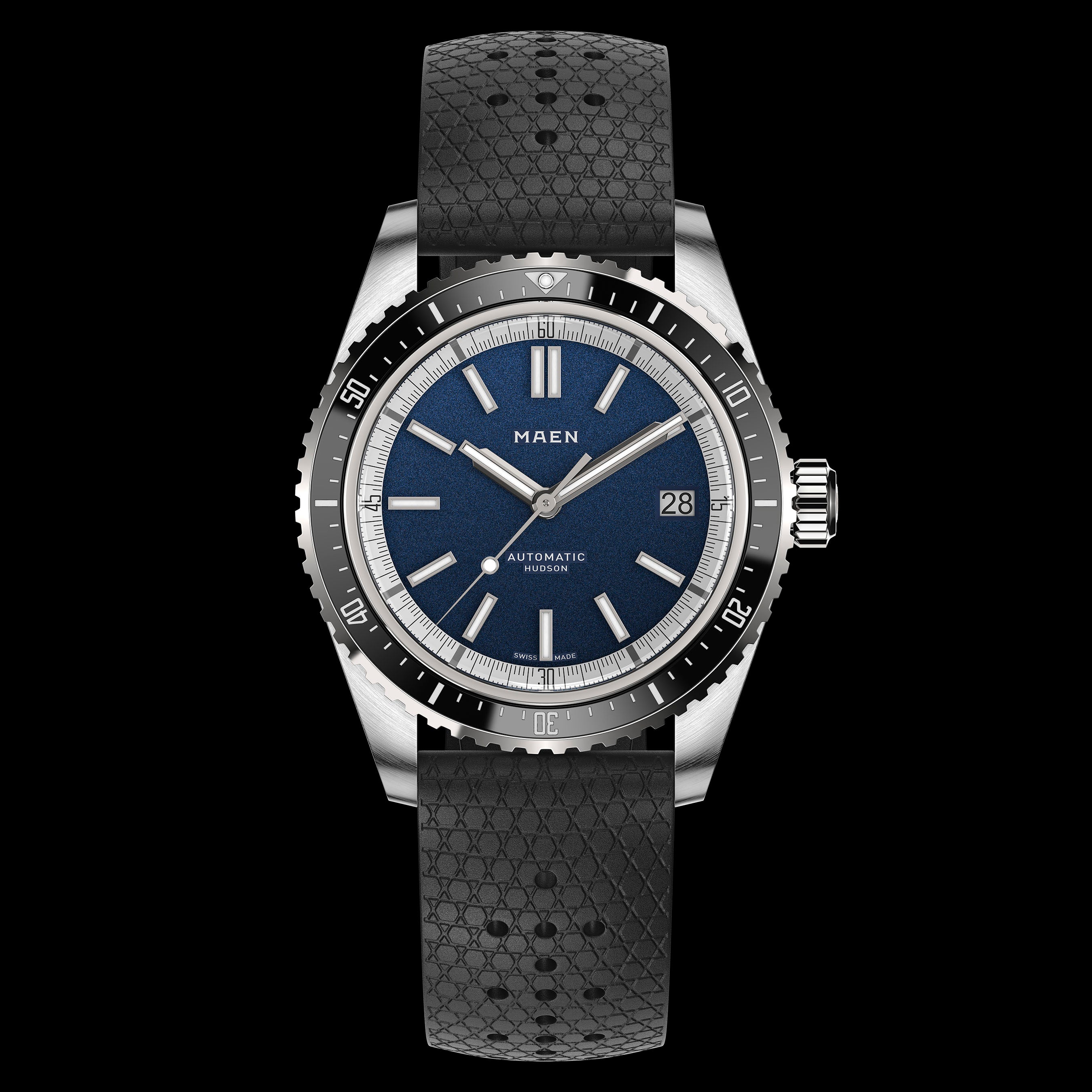 Maen Hudson 38 MK5 - M1.1.6 Blue/Navy Dial Straps