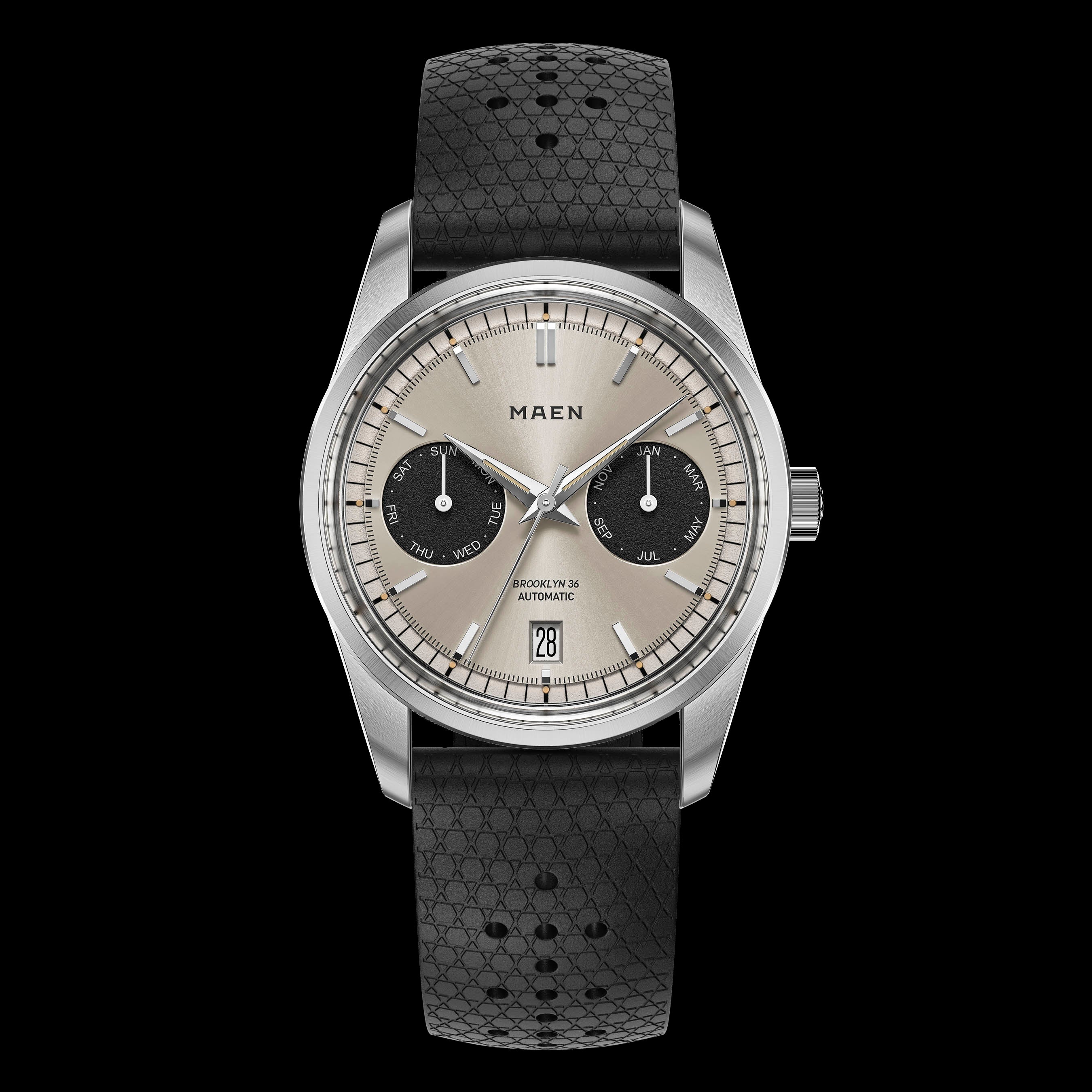 Maen Brooklyn 36 - M5.1.2 Grey Dial Straps