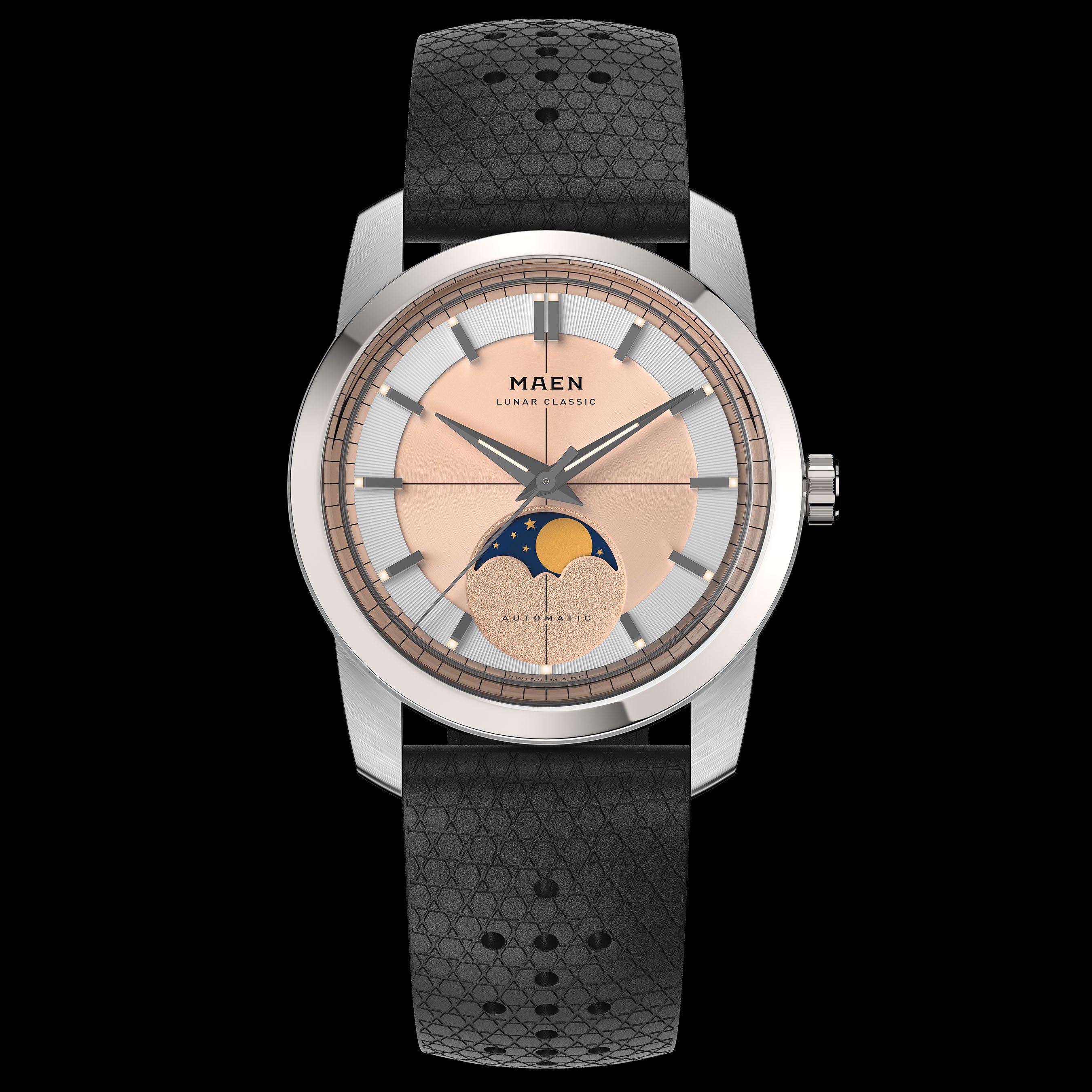 Maen Lunar Classic 36 - M7.1.3 Pink/Salmon Dial Straps