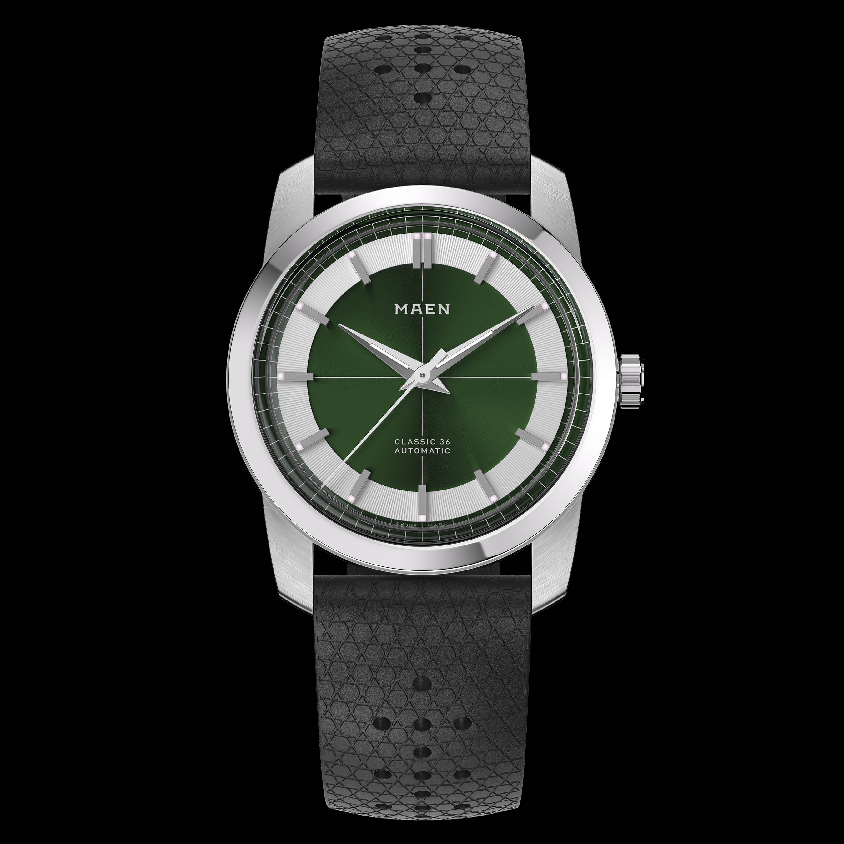 Maen Classic 36 - M7.2.2 Green Dial Straps