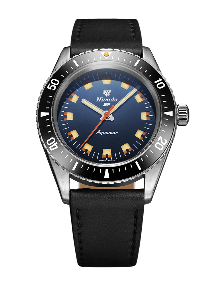 Nivada Grenchen Blue Blue/Navy Dial Straps