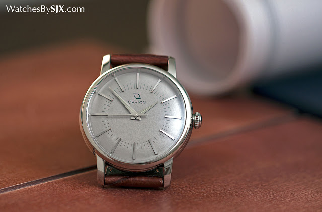 Ophion OPH960 Silver Dauphine Grey Dial Straps