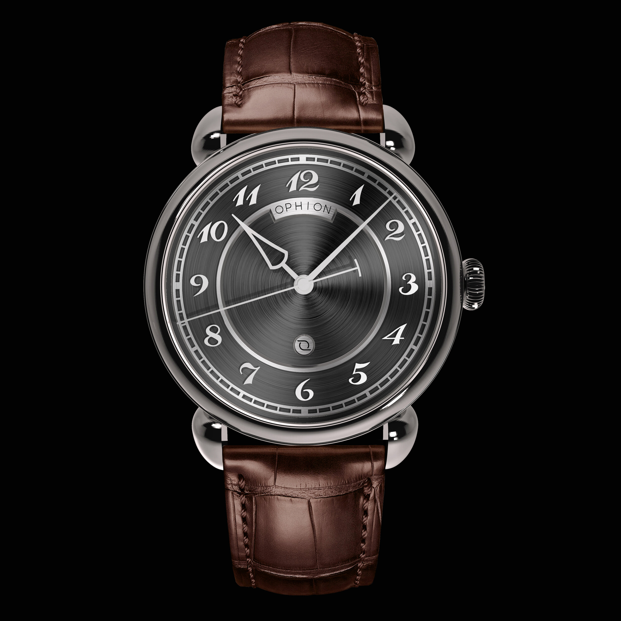 Ophion OPH786 Vélos Radial Anthracite Nickel Grey Dial Straps