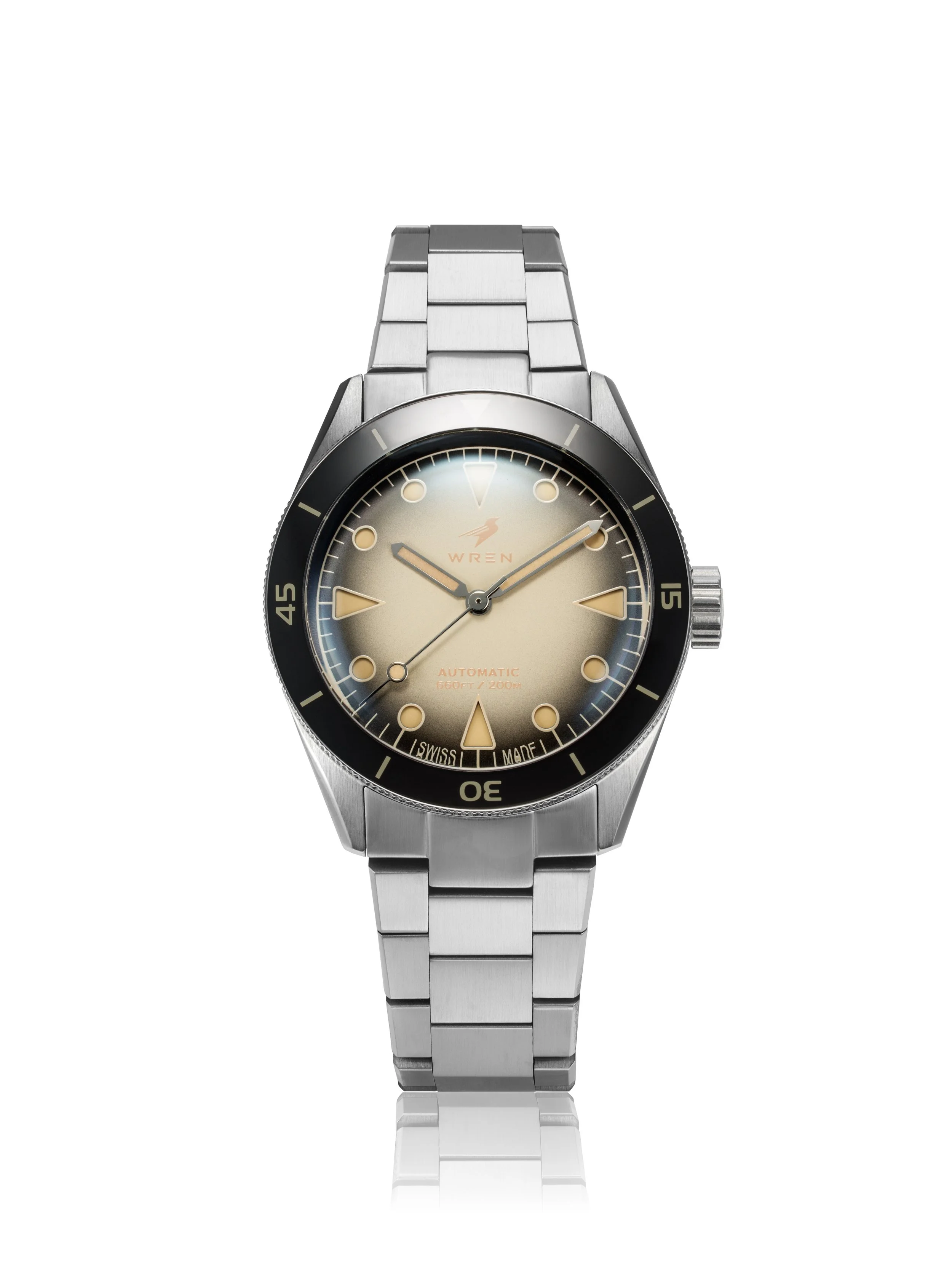 Wren Diver One Sand Natural/Cream Dial Straps