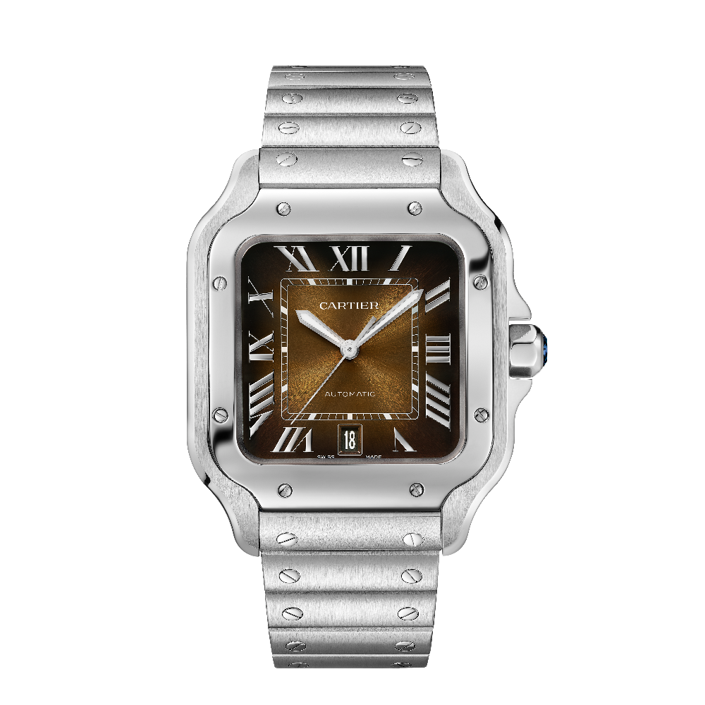 Cartier Santos de Cartier Large Brown Dial