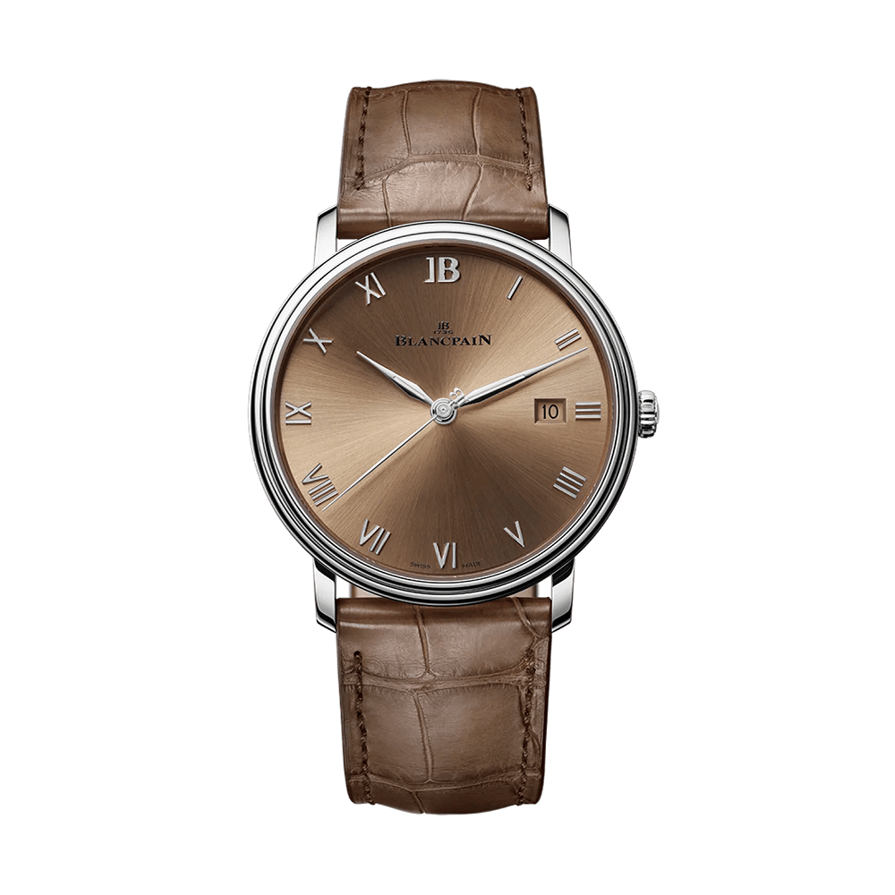 Blancpain Ultraplate Brown Gold Steel Brown / Champagne / Silver / White / Black Dial Straps