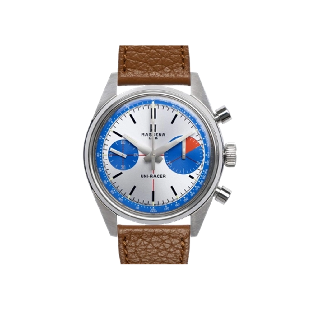 Massena LAB Uni-Racer Rally White / Blue / Red / Black / Silver Dial Straps