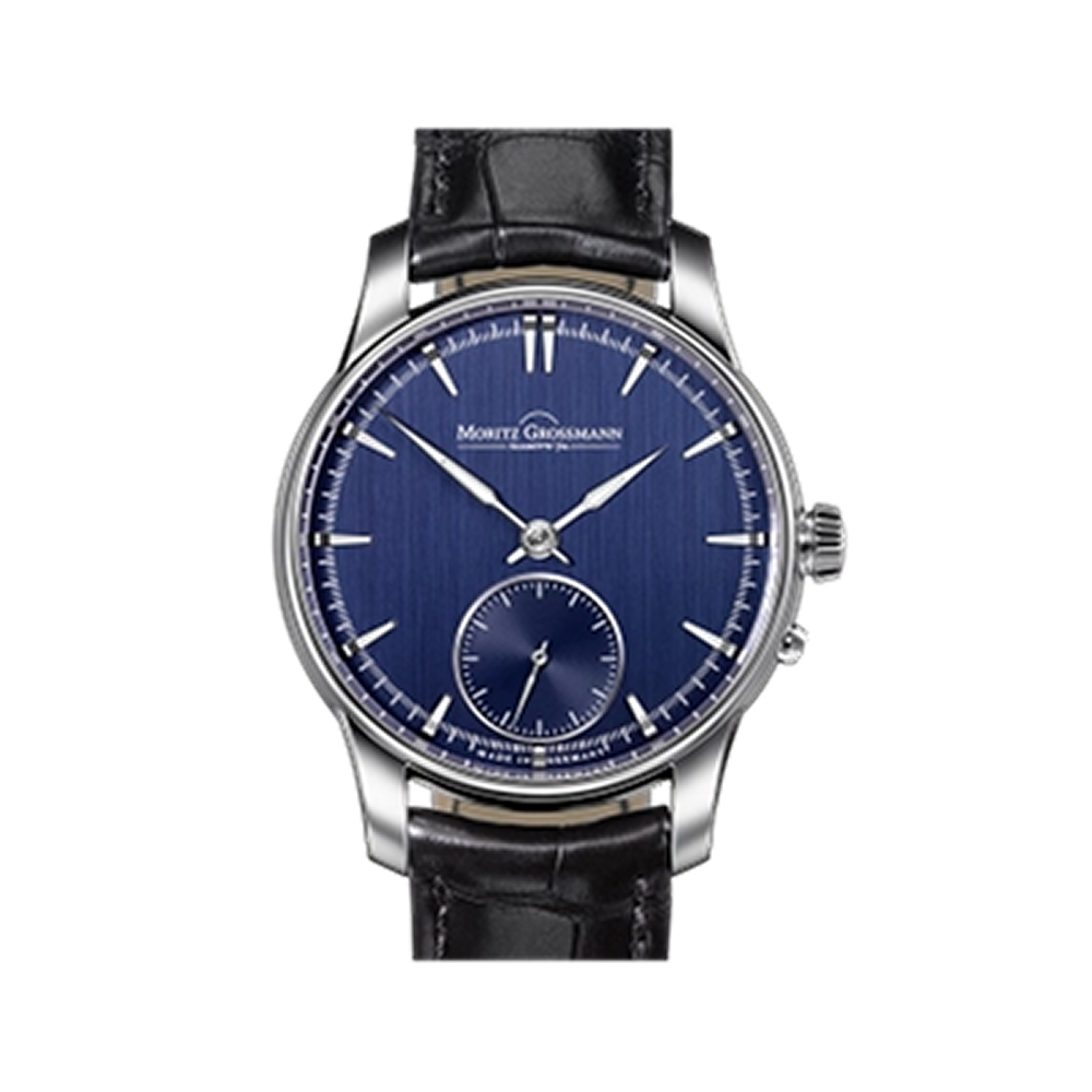 Moritz Grossmann Atum Pure Stainless Steel / Blue