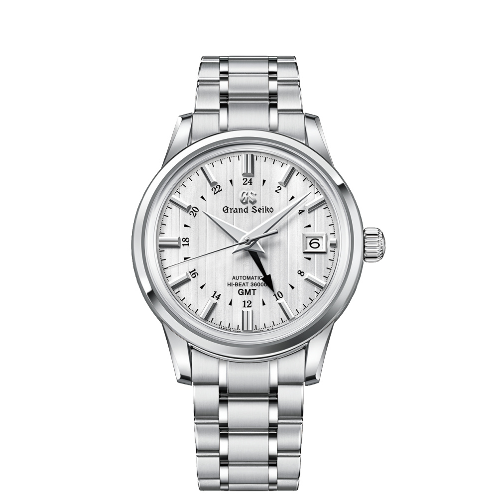 Grand Seiko Hi-Beat GMT White Dial Straps