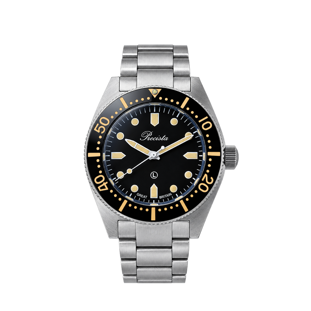 Precista ROYAL NAVY DIVER PRS-82 Black Dial Straps