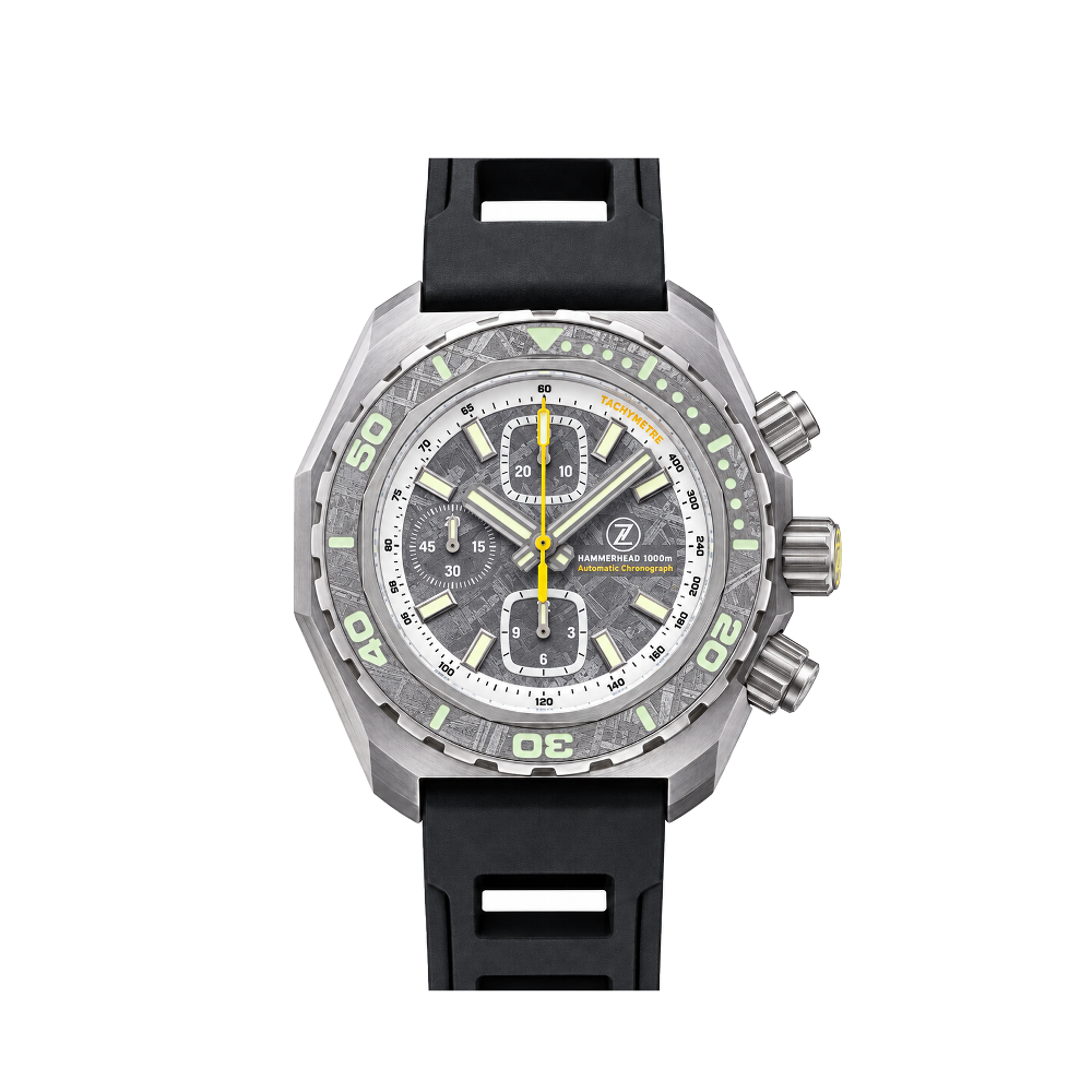 Zelos Zelos Hammerhead Chrono 1000m Diver SS Meteorite