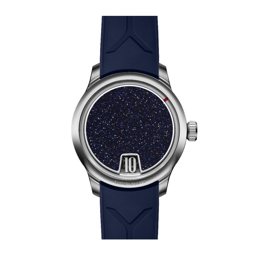 Sartory-Billard SB10 Jumping Hour Blue Aventurine