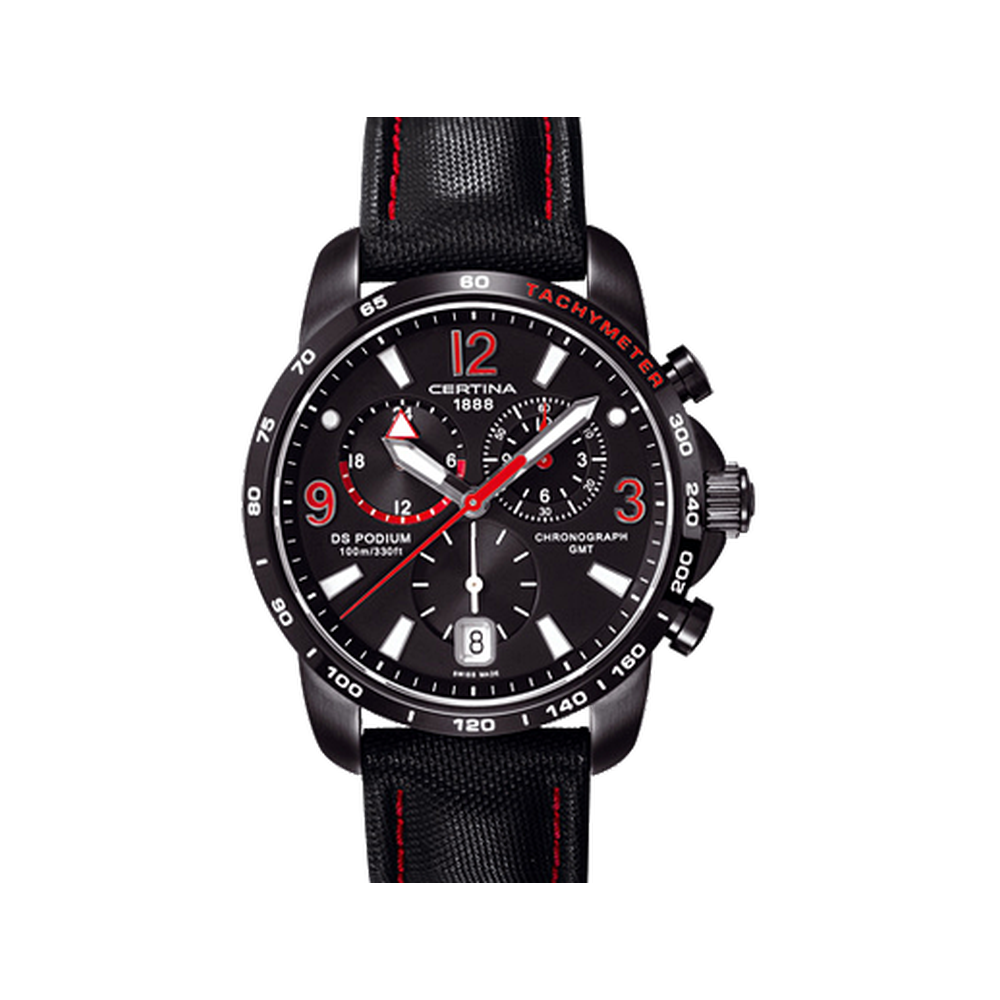 Certina DS Podium Big Size Chrono GMT PVD