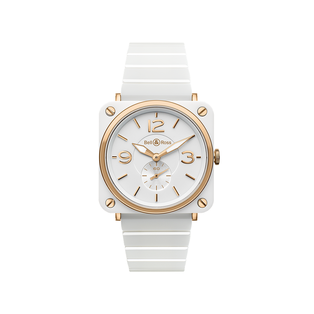 Bell & Ross BR S Rose Gold & White Ceramic
