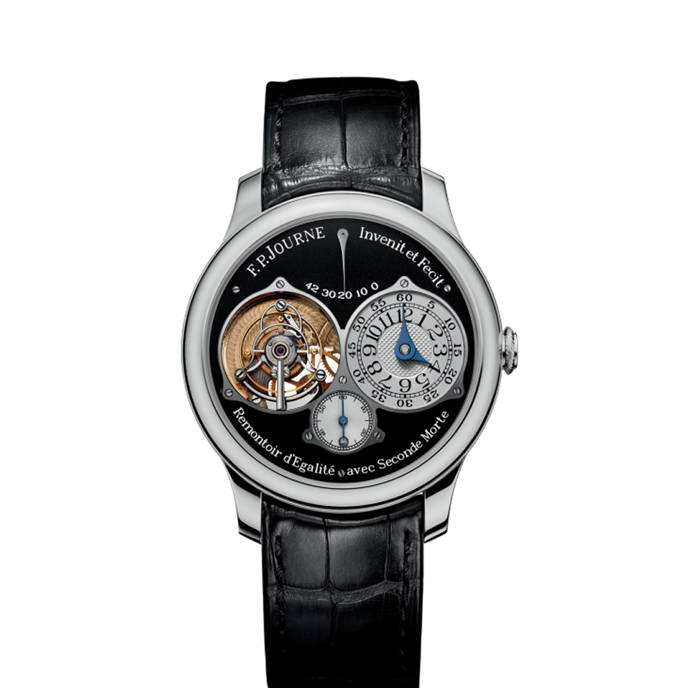 F.P. Journe Tourbillon Souverain TN Platinum Black Dial Black / White / Silver / Blue / Gold Dial Straps