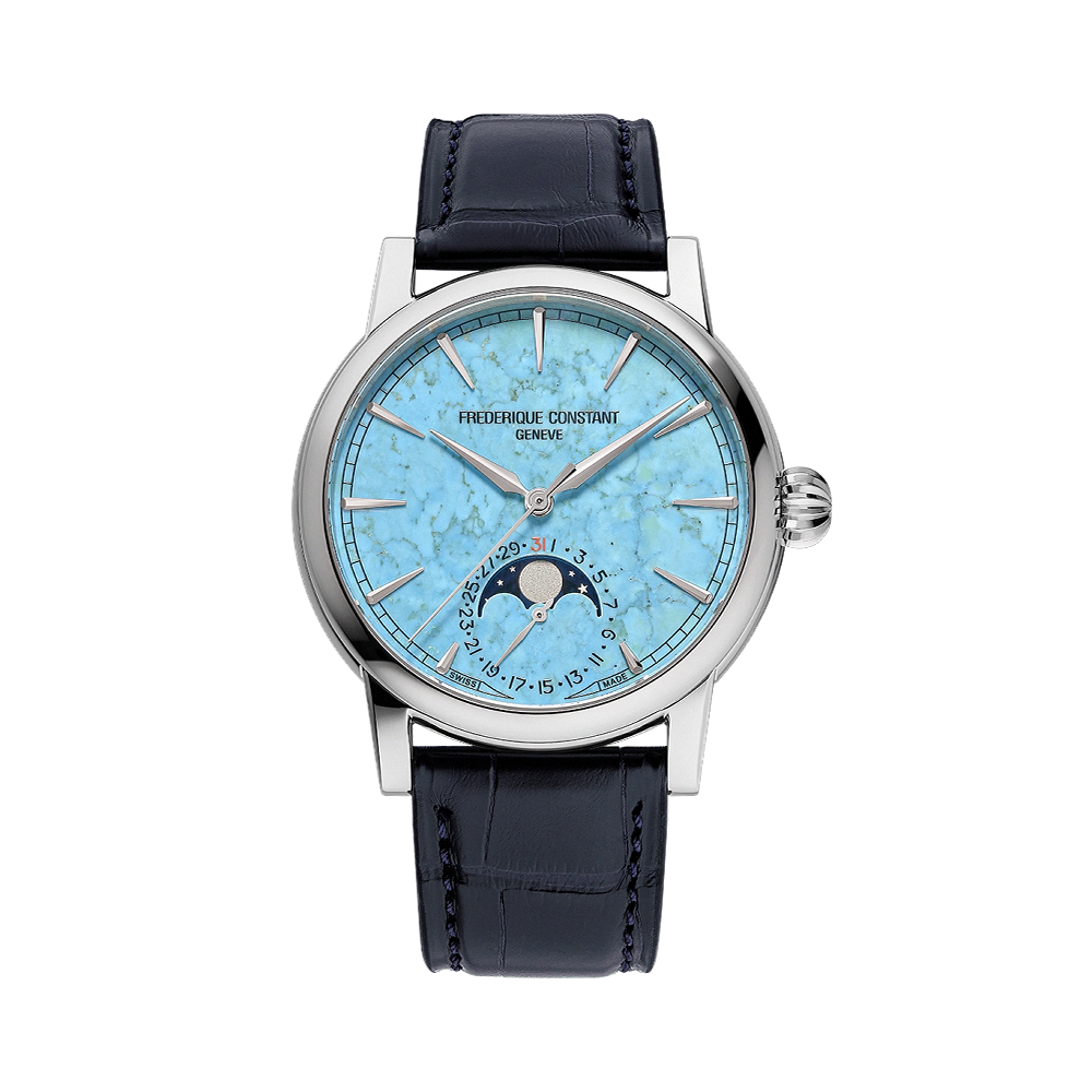 Frederique Constant Classic Moonphase Date Manufacture Turquoise