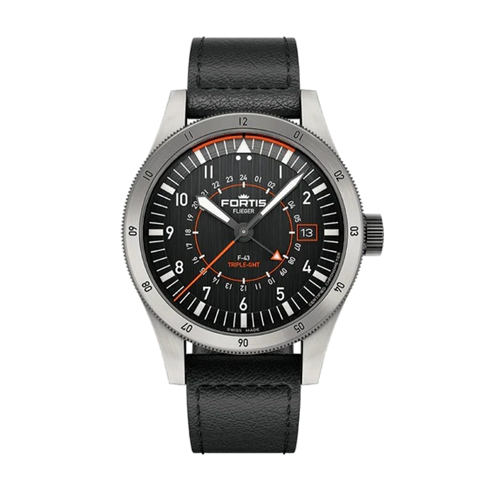 Fortis Flieger F-43 Triple-GMT Original