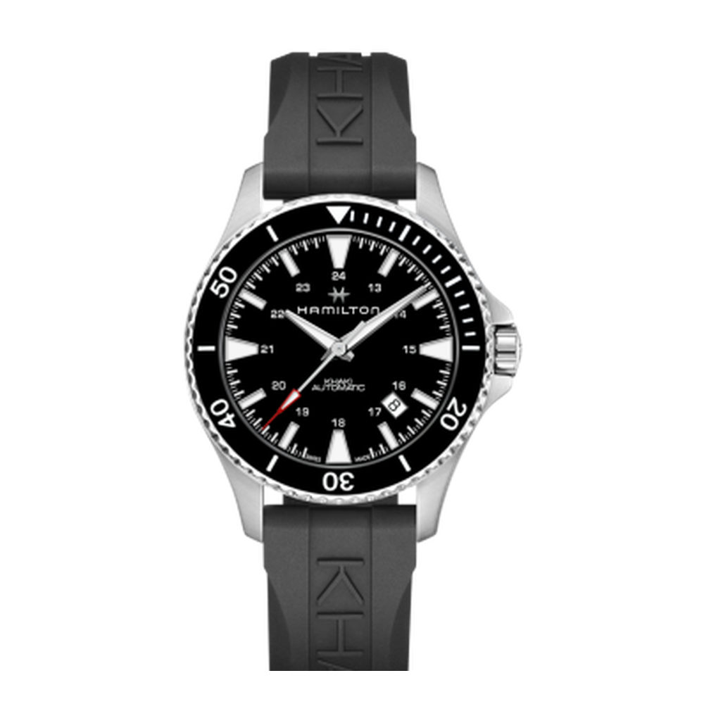 Hamilton Khaki Navy Scuba Auto Stainless Steel / Black