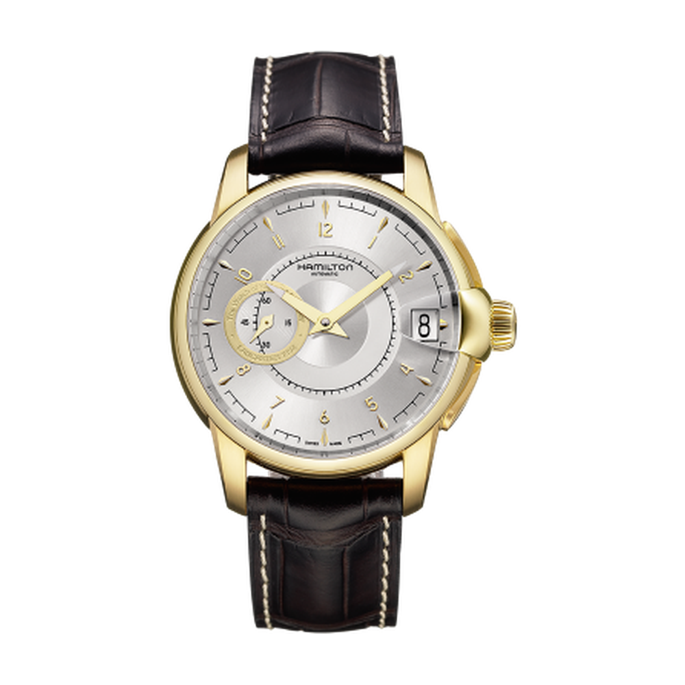 Hamilton Railroad 44 Small Seconds Yellow Gold / Silver