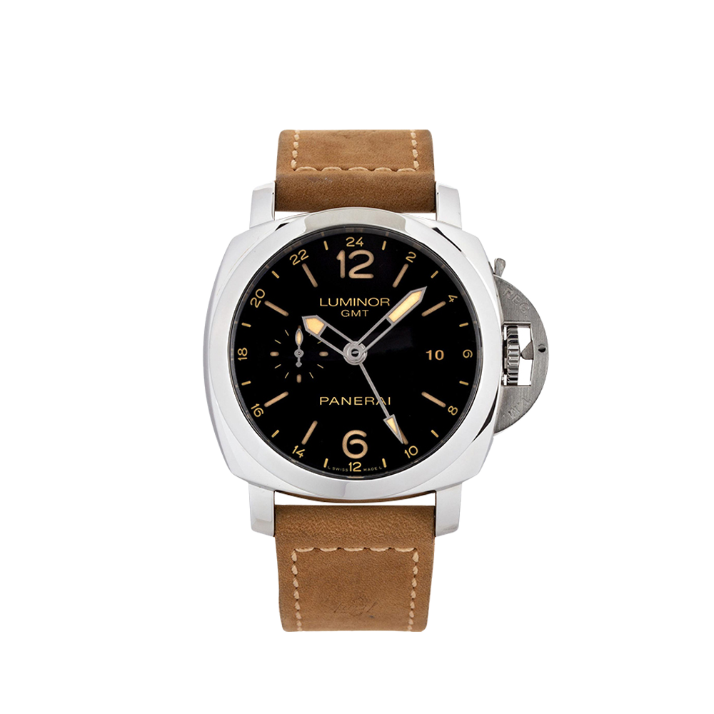Panerai Luminor 1950 3 Days GMT 24h Automatic Acciaio 44mm Black Dial Straps