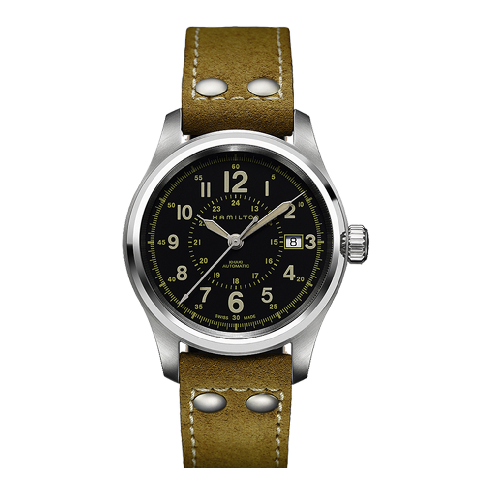 Hamilton Khaki Field Automatic Stainless Steel / Black