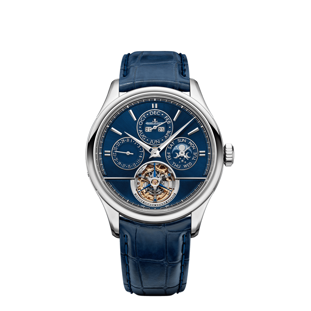 JLC Master Grande Tradition Calibre 985 Platinum Blue