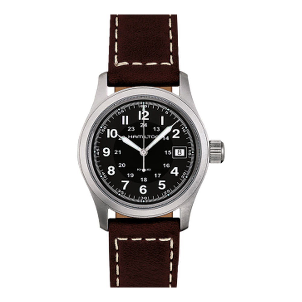 Hamilton Khaki Field Quartz 33 Stainless Steel / Black