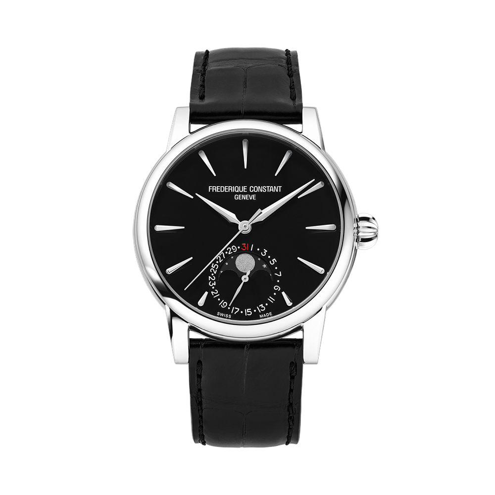 Frederique Constant Classic Moonphase Date Manufacture Onyx