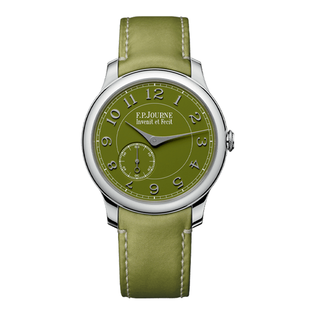 F.P. Journe Chronomètre Souverain Dubai Platinum Green Dial