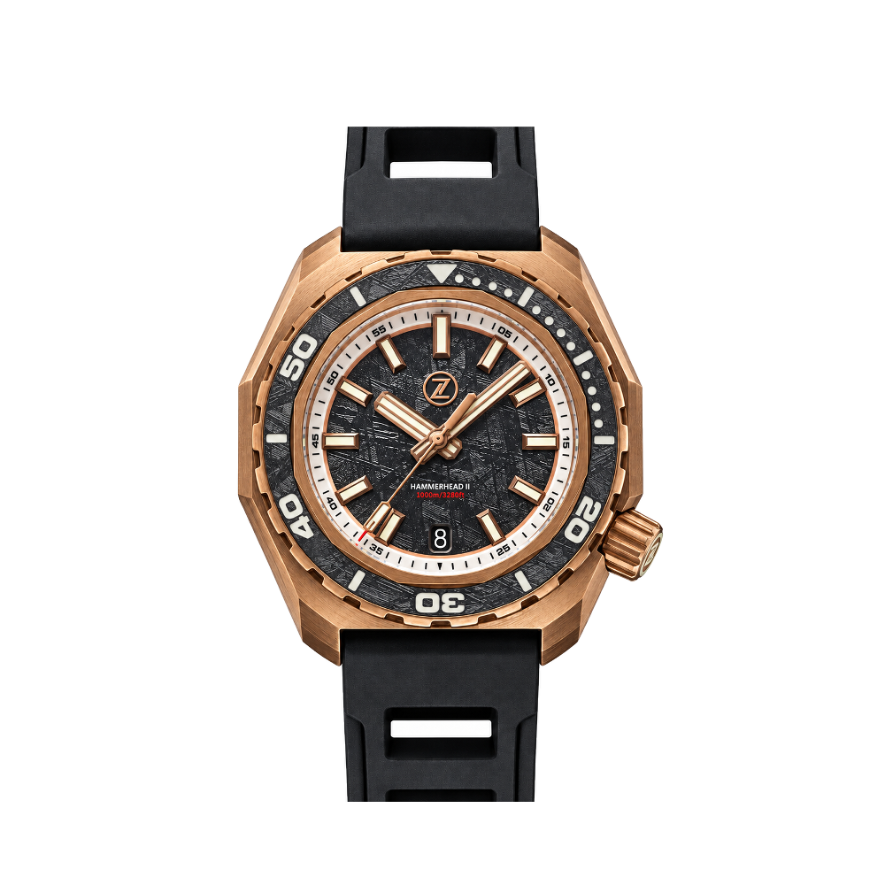 Zelos Zelos Hammerhead 2 1000m Bronze Meteorite ETA2892