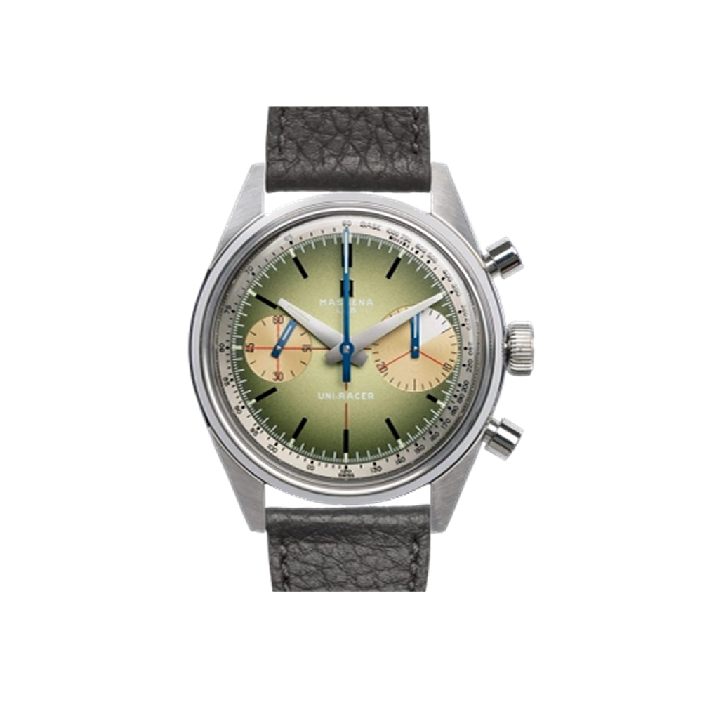 Massena LAB Uni-Racer Safari Green / Cream / Blue / Orange / Black / Silver Dial Straps