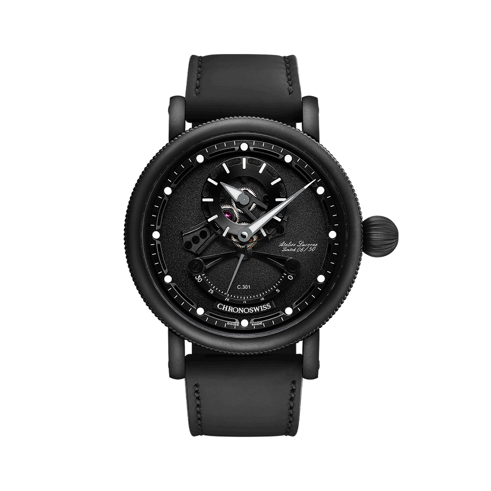 Chronoswiss Open Gear ReSec Black Ice Black / Grey / White / Silver / Purple Dial Straps