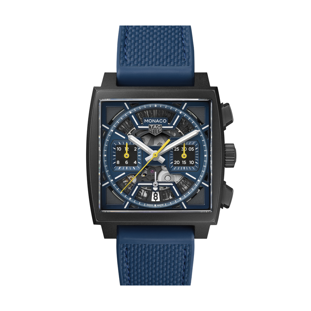 TAG Heuer TAG Heuer Monaco Chronograph - 39 mm - CBL2188.FT6261 Blue/Navy Dial Straps