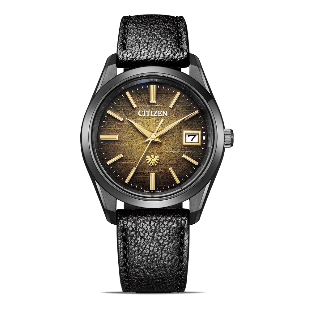 Citizen Eco-Drive Gold Washi Chari-Happo Black