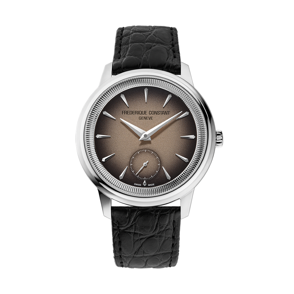 Frederique Constant Handwinding Salmon / Brown / Black / Silver / White Dial Straps