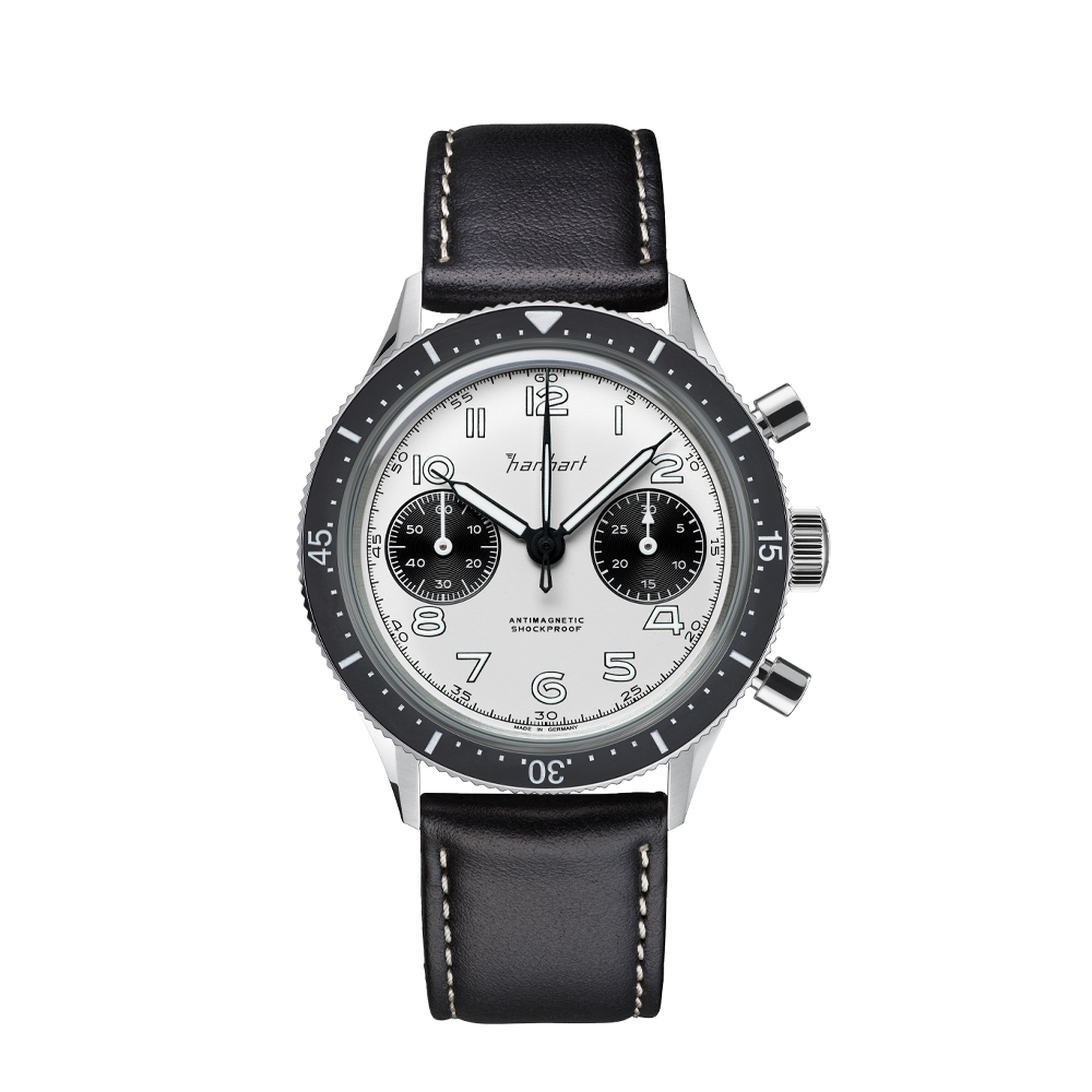 Hanhart 415 ES Panda 39mm / Leather