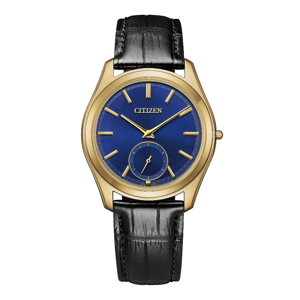 Citizen Eco-Drive One Blue Amber Yellow