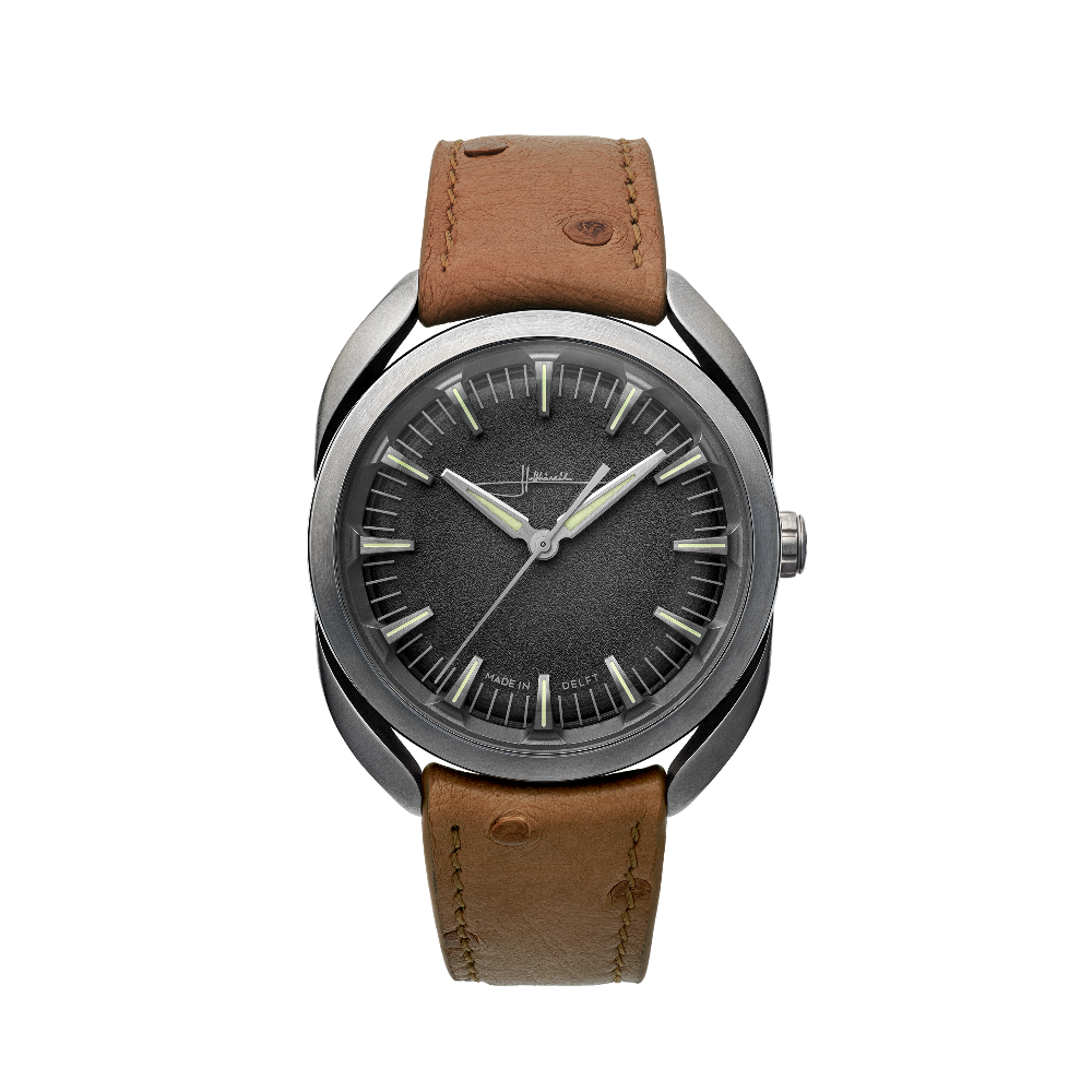 Holthinrichs Black Rhodium Black Dial Straps