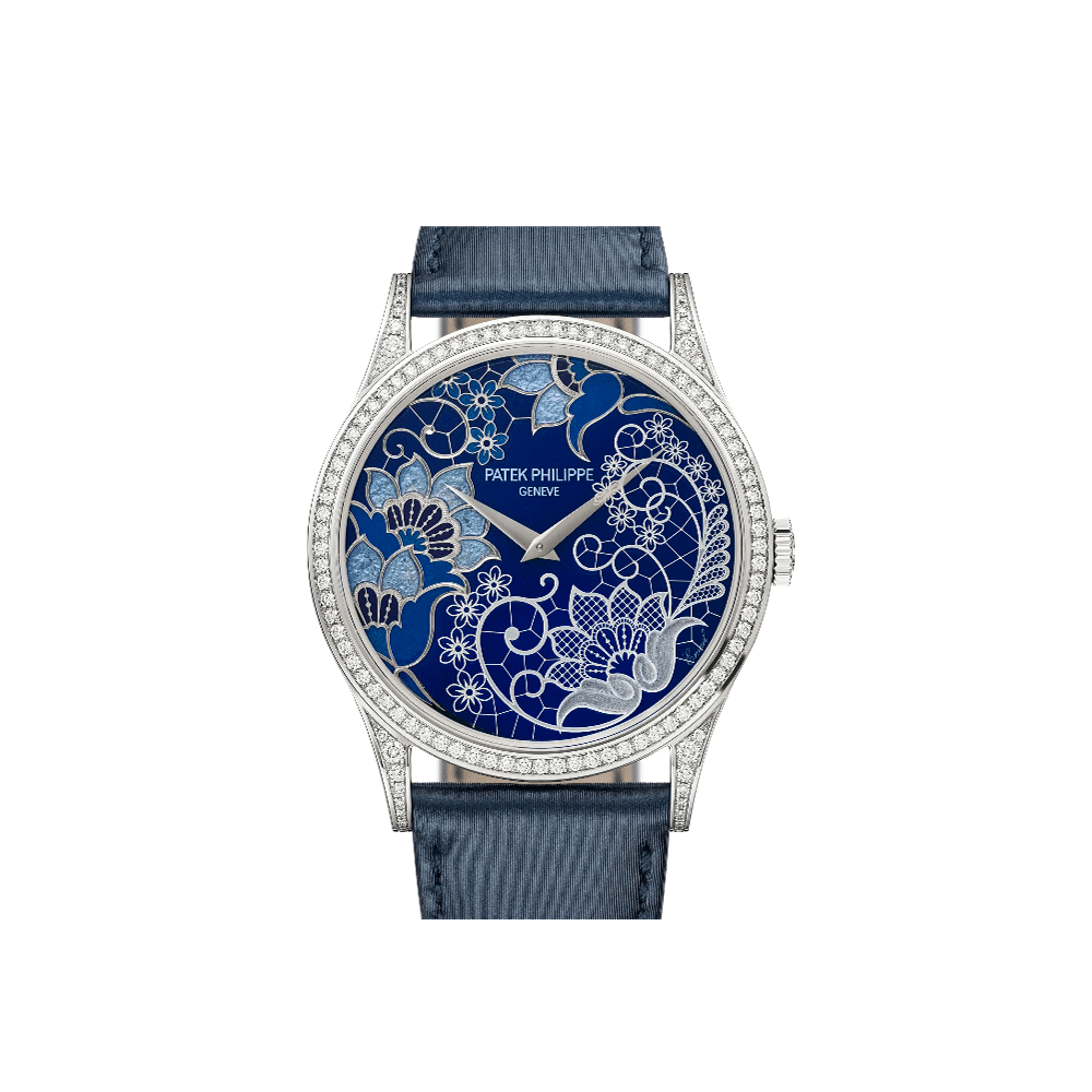 Patek Philippe Lacework in Blue White Gold