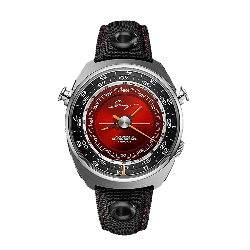 Singer Reimagined Flamboyant Edition Titanium Red Dial
