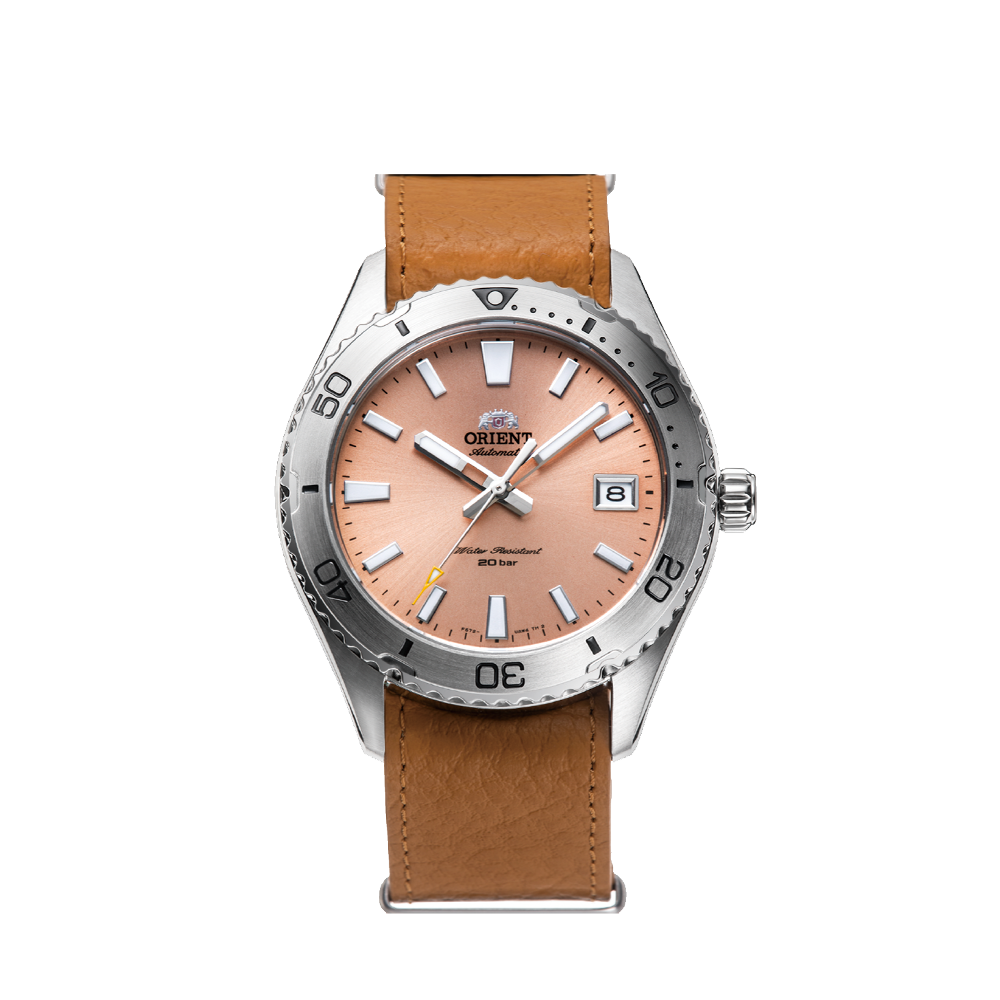 Orient Orient AC0Q Diver Pink/Salmon Dial Straps